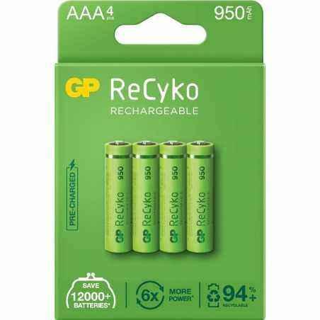 Acumulatori GP Batteries- ReCyko 1000mAh AAALR03) 1.2V NiMH- paper box 4 buc. GP100AAAHCE-2EB4 GPRHC103E001 TV 0.24 lei)