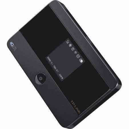 ROUTER TP-LINK wireless. portabil- 4G Mobile Wi-Fi- 150Mbps- Internal LTE Modem- SIM card slot- OLED screen display- rechargeabl