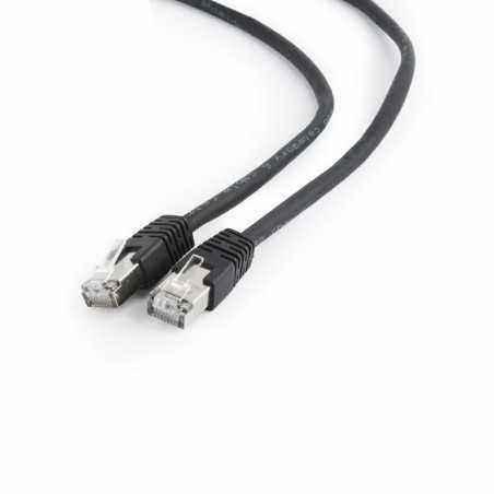 PATCH CORD FTP GEMBIRD Cat6- cupru-aluminiu- 3 m- negru- AWG26- ecranat PP6-3M/BKi)