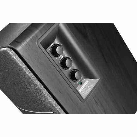 BOXE EDIFIER 2.0- RMS: 42W2 x 21W)- bluetoth telecomanda wireless- volum- bass- treble- optical- black- R1280DB TV 8 lei)