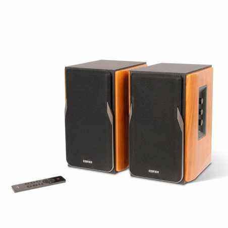 BOXE EDIFIER 2.0- RMS: 42W2 x 21W)- bluetooth telecomanda wireless- volum- bass- treble- optical- black- R1380DB-BR TV 8 lei