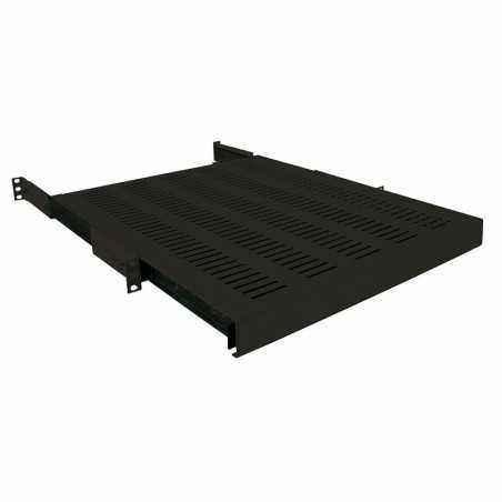 RAFT CULISANT LOGILINK 1U pentru rack 19- adancime 800mm- pentru cabinete cu adancime de 1000mm- sarcina maxima 35Kg- vopsea ant