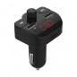 MODULATOR AUTO FM SPACER- Bluetooth 5.0- 2xUSB max. 5V/3.1A- 12V-24V- max. 10-15m- mic max. 0-1m- format MP3/WMA- 206 canale 87.