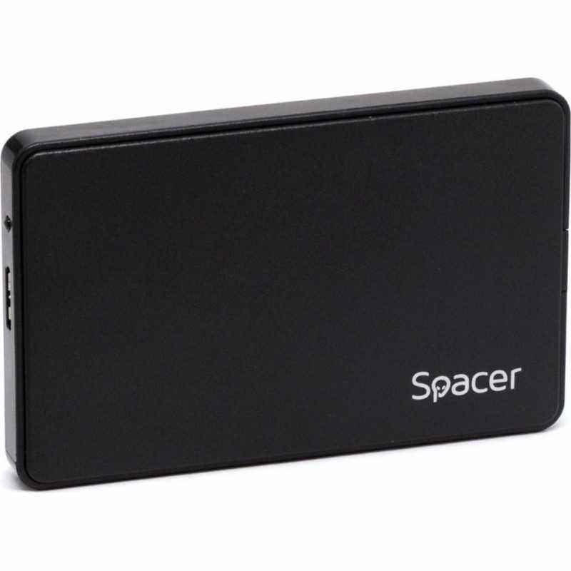 RACK extern SPACER- pt HDD/SSD- 2.5 inch- S-ATA- interfata PC USB 3.0- plastic- negru- SPR-25612 45506249)