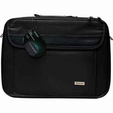 GEANTA SPACER- pt. notebook de max. 16- 1 compartiment- buzunar frontal- waterproof- nylon- negru- Fritz- SPM7939EAN: 59490466