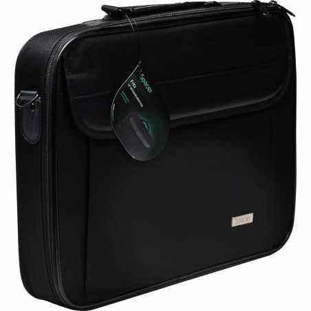 GEANTA SPACER- pt. notebook de max. 16- 1 compartiment- buzunar frontal- waterproof- nylon- negru- Fritz- SPM7939EAN: 59490466