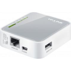 ROUTER TP-LINK wireless. portabil- 3G 150Mbps- 1 port WAN/LAN- compatibil UMTS/HSPA/EVDO- 3G USB modem- 2.4GHz- 802.11n/g/b- TL-