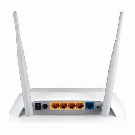 ROUTER TP-LINK wireless. portabil- 3G 300Mbps- 4 porturi 10/100Mbps- compatibl UMTS/HSPA/EVDO- 3G USB modem- 3G/WAN failover- 2T