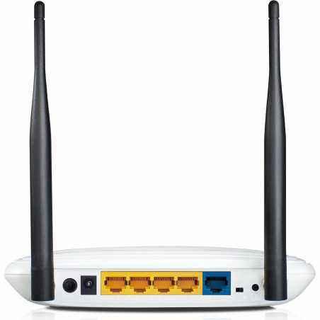 ROUTER TP-LINK wireless 300Mbps- 4 porturi 10/100Mbps- 2 antene externe- Atheros- 2T2R TL-WR841N timbru verde 1.5 lei)
