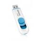 MEMORIE USB 2.0 ADATA 32 GB- retractabila- carcasa plastic- alb / albastru- AC008-32G-RWE TV 0.02 lei)