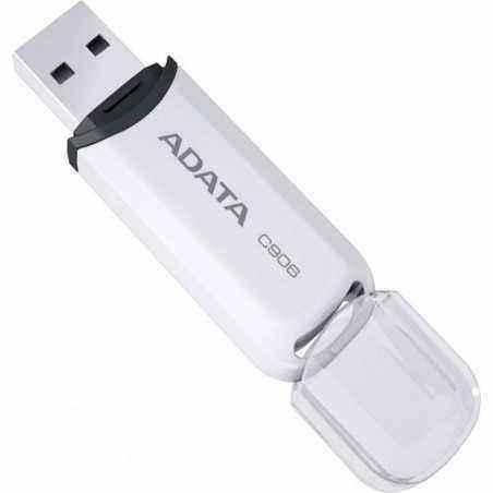 MEMORIE USB 2.0 ADATA 32 GB- cu capac- carcasa plastic- alb- AC906-32G-RWH TV 0.02 lei)
