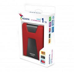 HDD ADATA EXTERN 2.5 USB 3.1 1TB HD650 Red , Black AHD650-1TU31-CRD )