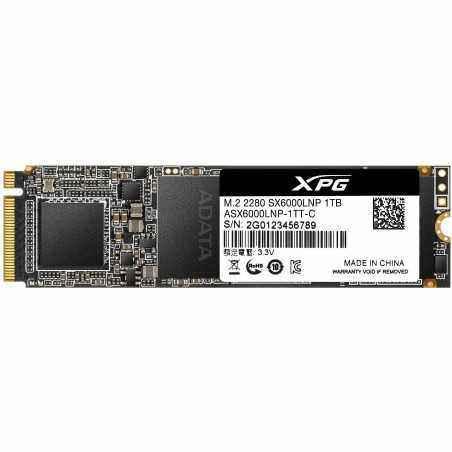 SSD ADATA- XPG SX6000 Lite- 1 TB- M.2- PCIe Gen3.0 x4- 3D TLC Nand- R/W: 1800/1200 MB/s- ASX6000LNP-1TT-C