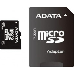 CARD MicroSD ADATA-  16 GB- MicroSDHC- clasa 10- standard UHS-I U1- AUSDH16GUICL10-RA1 TV 0.02 lei)
