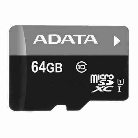 CARD MicroSD ADATA- 64 GB- MicroSDXC- clasa 10- standard UHS-I U1- AUSDX64GUICL10-RA1 TV 0.02 lei)