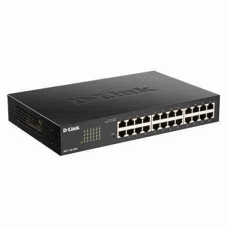 SWITCH D-LINK SMART 24 porturi Gigabit carcasa metalica- rackabil- DGS-1100-24V2 timbru verde 1.5 lei)