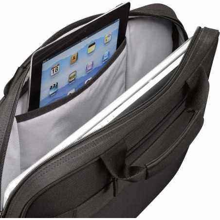 GEANTA CASE LOGIC- pt. notebook de max. 17 inch- 1 compartiment- buzunar frontal - buzunar dorsal- waterproof- poliester- negru-