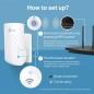 RANGE EXTENDER TP-LINK wireless 750Mbps-3 antene interne- dual band AC750- 2.4GHz , 5GHz RE190 timbru verde 1.5 lei)