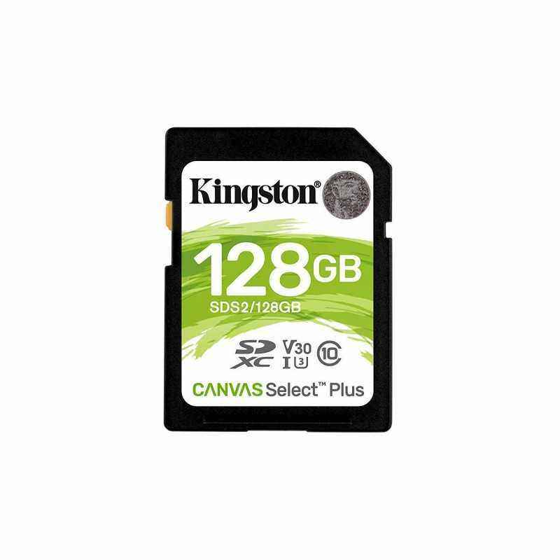 CARD SD KINGSTON- 128 GB- SDXC- clasa 10- standard UHS-I U3- SDS2/128GB TV 0.02 lei)