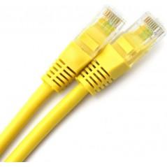 PATCH CORD UTP SPACER Cat5e- cupru-aluminiu- 0.5 m- galben- AWG26- SP-PT-CAT5-0.5M-Yi)