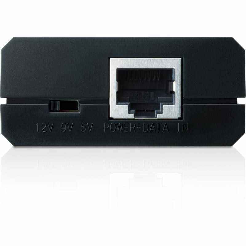 SPLITTER PoE TP-LINK 2 porturi Gigabit- compatibil IEEE 802.3af- alimentare 5V/12V- carcasa plastic TL-PoE10R timbru verde 1.5 l