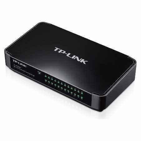 SWITCH TP-LINK 24 porturi 10/100Mbps- carcasa plastic TL-SF1024M timbru verde 1.5 lei)