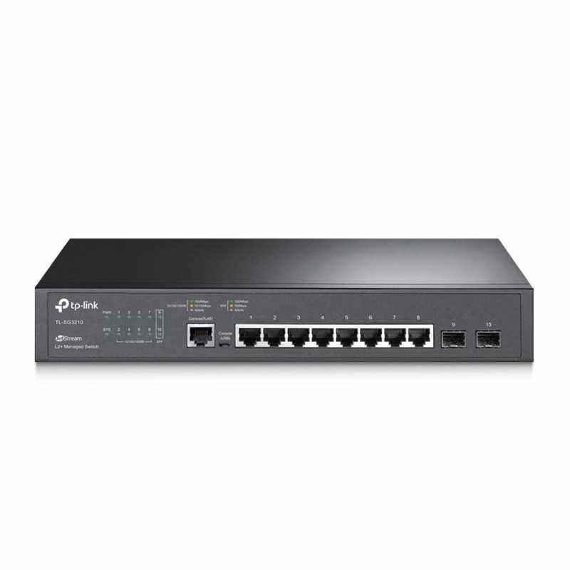 Switch TP-Link cu management L2+- 8 Porturi Gigabit- 2 x SFP Gigabit TL-SG3210 timbru verde 1.5 lei)