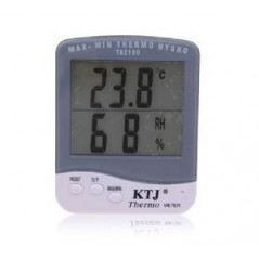 Termometru, ceas si higrometru, cu afisaj LCD