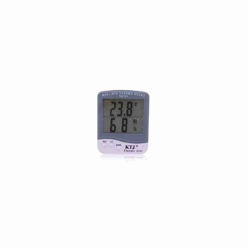 Termometru, ceas si higrometru, cu afisaj LCD
