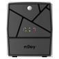 UPS NJOY- Keen 1000- Line Int. - mini tower- 1000VA/800W- AVR- Schuko x 4- 2 x baterie GP07122L- back-up 1 - 10 min.- UPLI-LI100