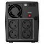 UPS NJOY- KEEN 1500- Line Int. cu management- tower- 1500VA/900W- AVR- Schuko x 4- 2 x baterie GP09122L- back-up 1 - 10 min.- UP