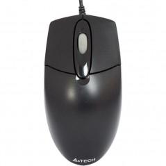 MOUSE A4tech- PC sau NB- cu fir- USB- optic- 1000 dpi- butoane/scroll 3/1- - negru- OP-720-B-UP