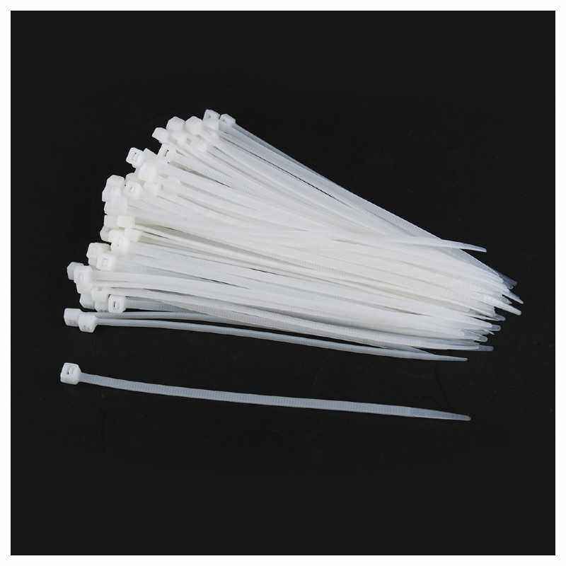 TILE prindere cablu GEMBIRD- 100pcs.- 150*3.2 mm- din Nylon- white- NYT-150/25