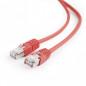 PATCH CORD FTP GEMBIRD Cat5e- cupru-aluminiu- 1 m- rosu- AWG26- ecranat PP22-1M/Ri)