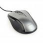 MOUSE GEMBIRD- PC sau NB- cu fir- USB- optic- 1600 dpi- butoane/scroll 6/1- - negru / gri- MUS-6B-01-BG
