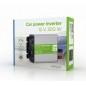 INVERTER GEMBIRD cu sinusoida simulata- Inverter auto- 300W- Schuko x 1- USB 5V / 2.1A- baterie 10-16V- EG-PWC300-01- TV 3 lei)