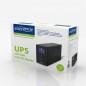 UPS GEMBIRD- Line Int. cu management- mini tower- 1500VA/900W- AVR- IEC x 3/ Schuko x 2- 2 x baterie 12V/8Ah- display LCD- back-