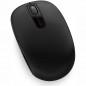 MOUSE MICROSOFT- Mobile 1850- PC sau NB- wireless- 2.4GHz- optic- 1000 dpi- butoane/scroll 3/1- - negru- U7Z-00003