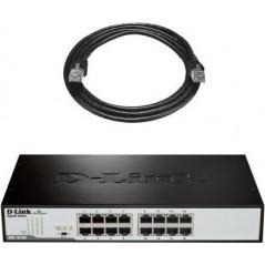 SWITCH D-LINK 16 porturi Gigabit. carcasa metalica- DGS-1016D timbru verde 1.5 lei)