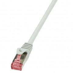 PATCH CORD S/FTP LOGILINK Cat6- LSZH- cupru- 10 m- gri- AWG27- dublu ecranat CQ2092S)