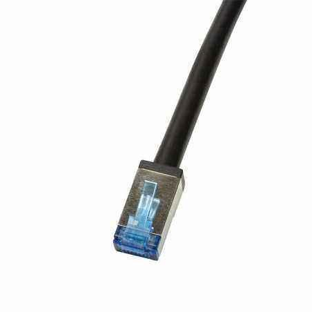 PATCH CORD S/FTP LOGILINK Cat6a- cupru-aluminiu- 0.5 m- negru- AWG26- dublu ecranat- outdoor- CQ7023Si)