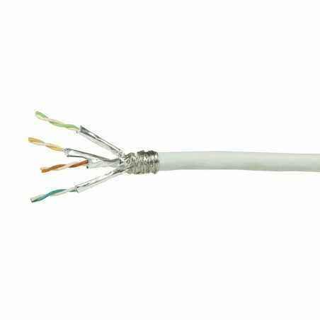 ROLA CABLU S/FTP LOGILINK Cat6- cupru-aluminiu-100 m- alb- AWG23- dublu ecranat CPV0039