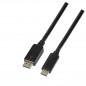 CABLU video LOGILINK- adaptor USB 3.1 Type-CT) la DisplayPortT)- 1.8m- rezolutie maxima 4K UHD3840 x 2160) la 60 Hz- negru- UA03