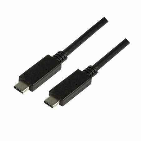 CABLU alimentare si date LOGILINK- pt. smartphone- USB 3.2- USB Type-CT) la USB Type-CT)- 1m- negru- CU0129i)