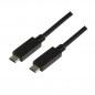 CABLU alimentare si date LOGILINK- pt. smartphone- USB 3.2- USB Type-CT) la USB Type-CT)- 1m- negru- CU0129i)