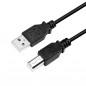 CABLU USB LOGILINK pt. imprimanta- USB 2.0T) la USB 2.0 Type-BT)- 3m- black- CU0008B)
