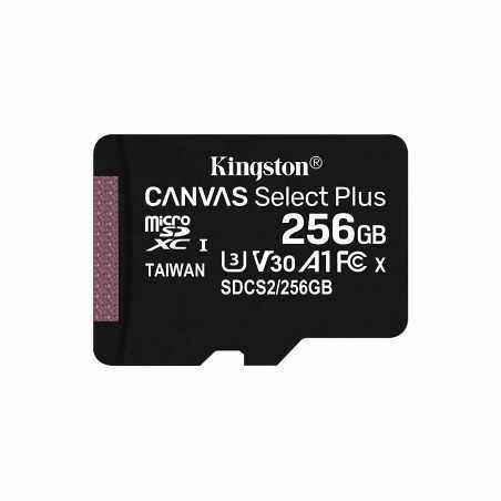 CARD MicroSD KINGSTON- 256 GB- microSDXC- clasa 10- standard UHS-I U3- SDCS2/256GBSP TV 0.02 lei)