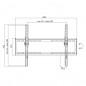 SUPORT de perete LOGILINK- pt 1 TV/monitor plat- diag. max 70 inch- inclinare- max 35 Kg- BP0039