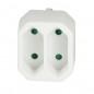 PRELUNGITOR LOGILINK- Euro skt x 2- conectare prin SchukoT)- nespecificat- fara protectie- alb- LPS218)