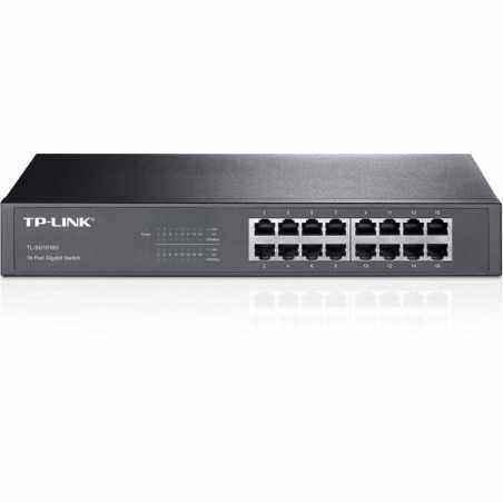 SWITCH TP-LINK 16 porturi Gigabit- carcasa metalica- rackabil TL-SG1016D timbru verde 1.5 lei)